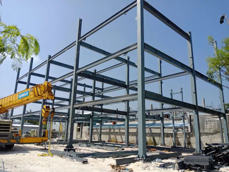 Construcció pràctica i bonica de magatzem de marcs d'acer