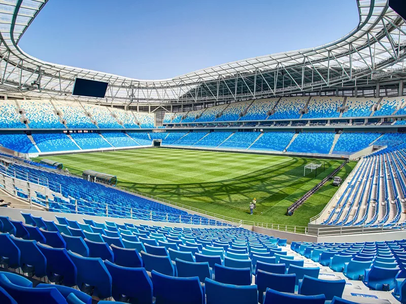 Estadi de futbol d'estructura d'acer